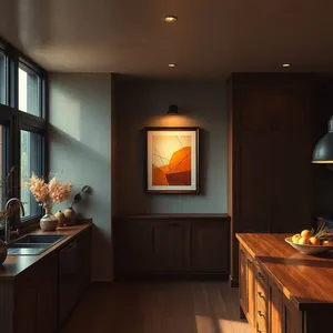 botanical kitchen mockup example 4